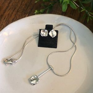 Silpada necklace N1652 and earring P1656 set